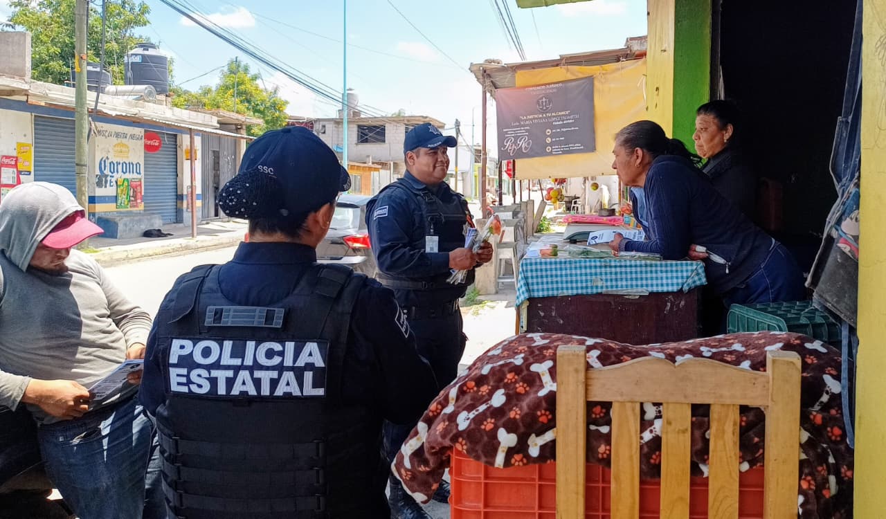 La SSC fortalece la proximidad social con la estrategia 'La SSC cerca de ti' en Teacalco